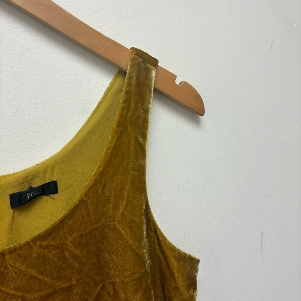 J. Crew Velvet Tank Top